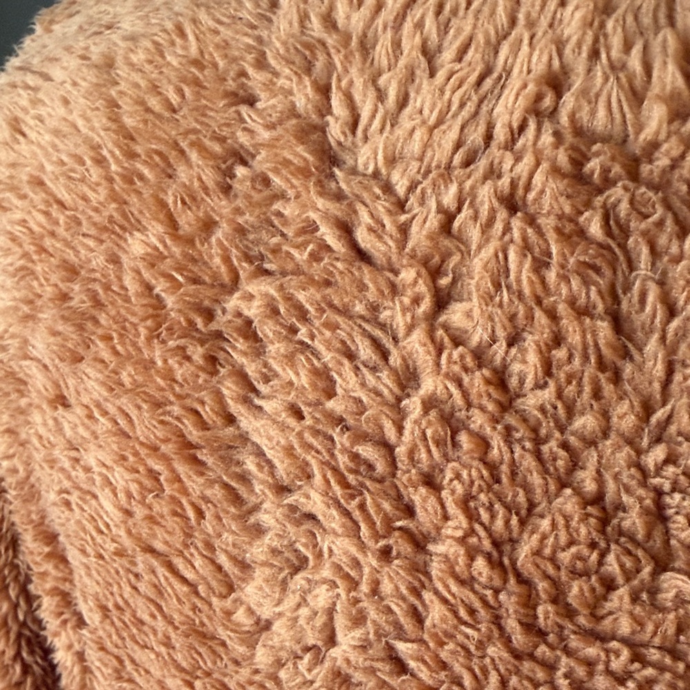 Cozy Orange Teddy Jacket - Picture 4 of 4